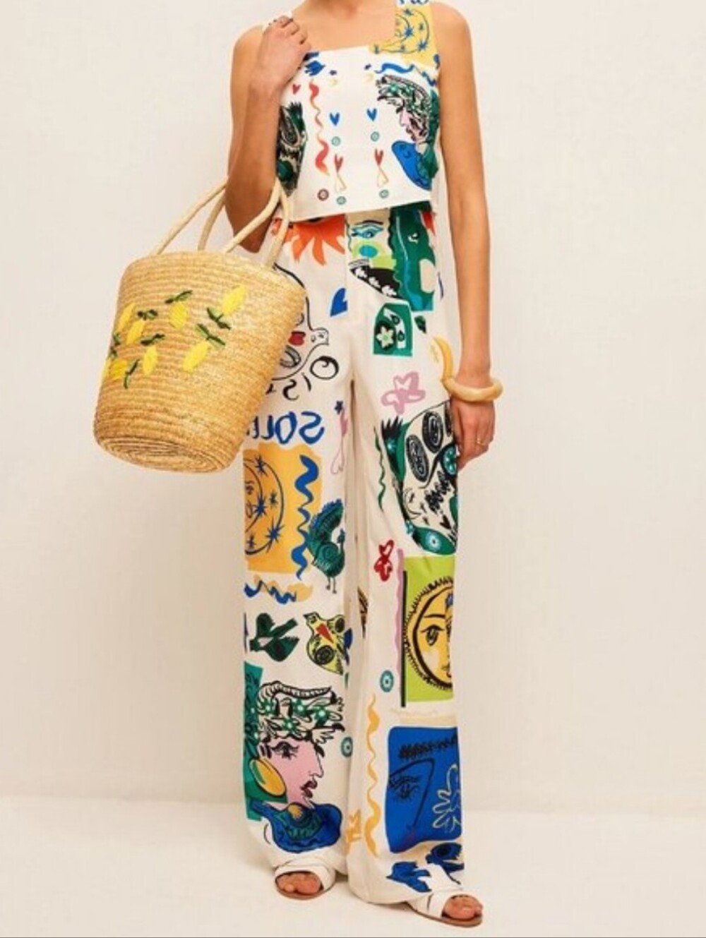Commense Wide Leg 2- Piece Set